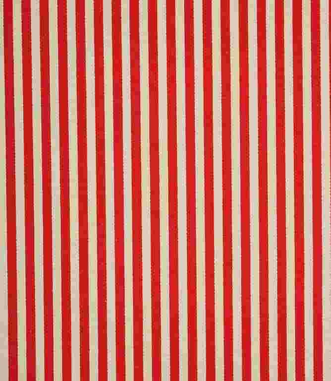 Red Lynmouth Stripe Fabric