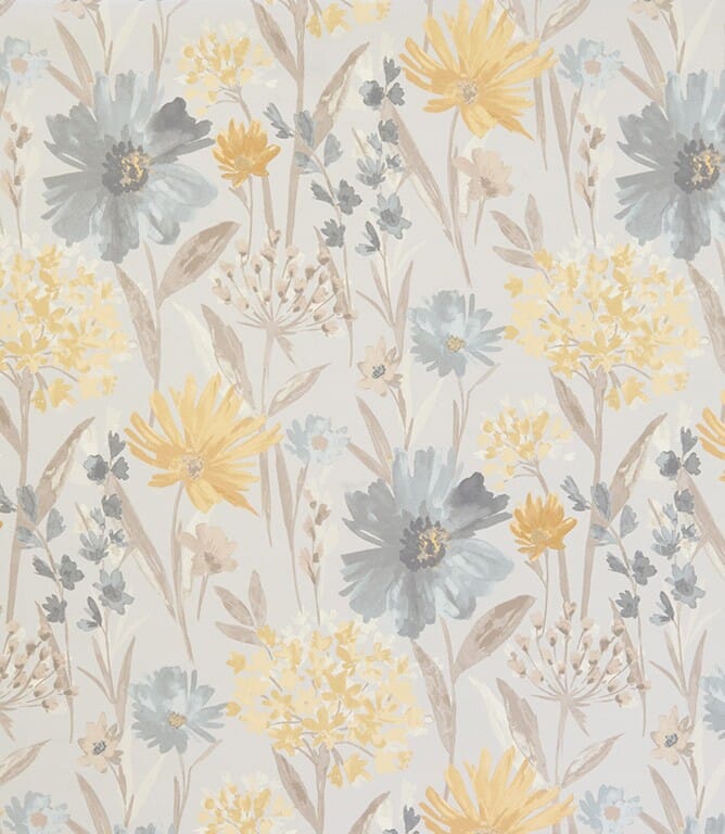 Indigo / Gold Ashridge Fabric