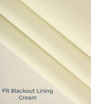 FR Blackout Lining Fabric / Cream
