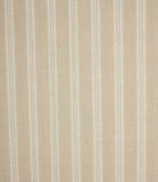 Duck Egg Cotswold Linen Stripe Fabric