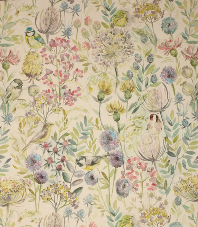 Linen Morning Chorus Fabric