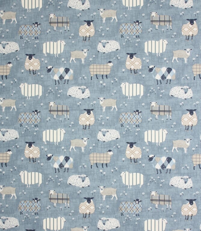 Denim Baa Baa Fabric