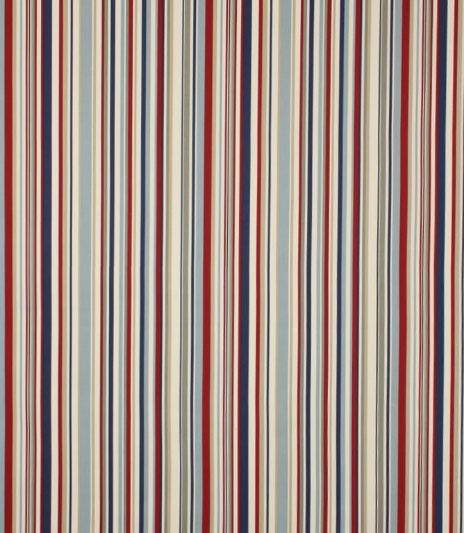 Blue Funky Stripe Fabric