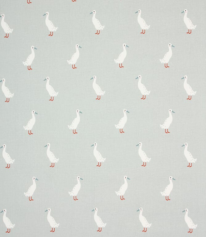 Pale Blue Runner Duck Fabric