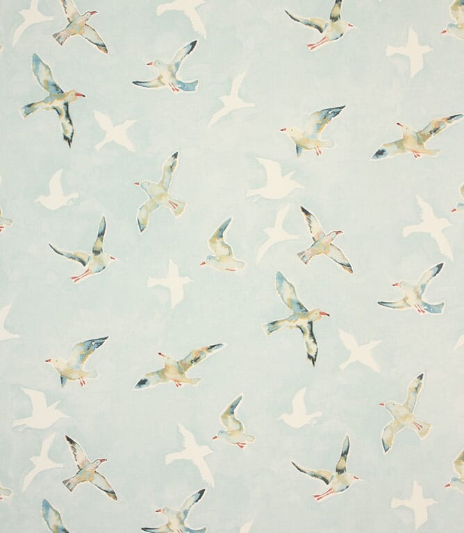 Sky Gulls Fabric