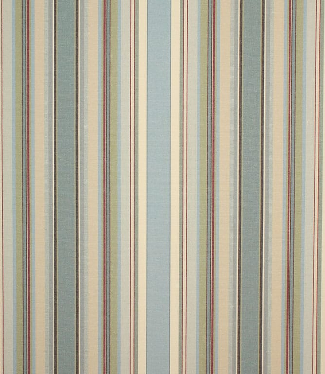 Sage Falmouth Stripe Fabric