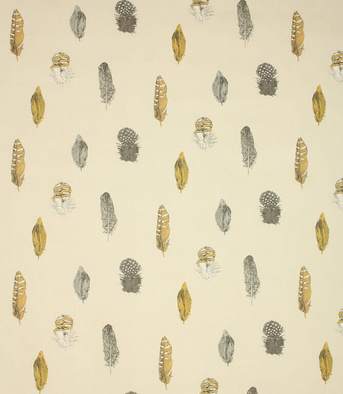 Mustard Plumage Fabric