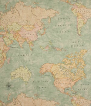 Vintage Maps Fabric Vintage Maps Fabric