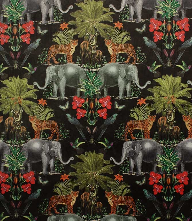 Onyx Wild India Fabric