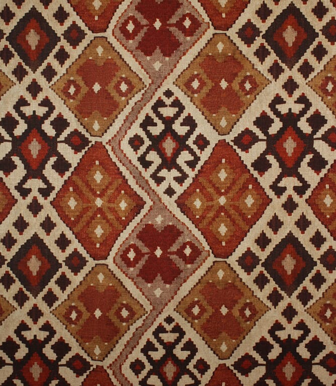 Rust JF Kilim Fabric