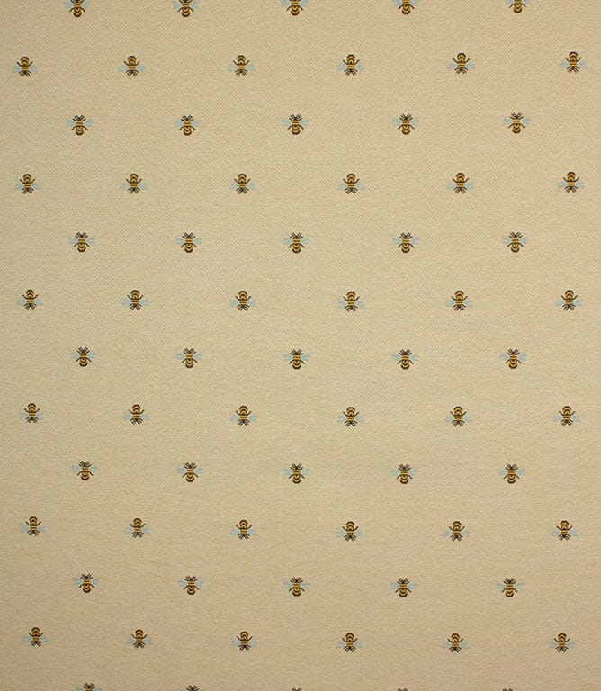 Cream Bees Tapestry Fabric