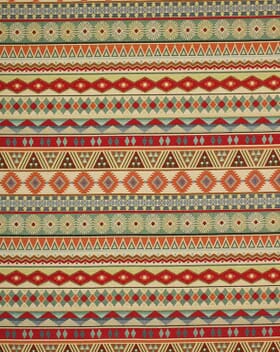 Aztec Stripe Fabric / Multi Aztec Stripe Fabric / Multi