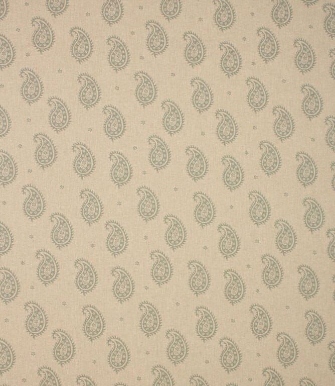 Duck Egg JF Paisley Fabric