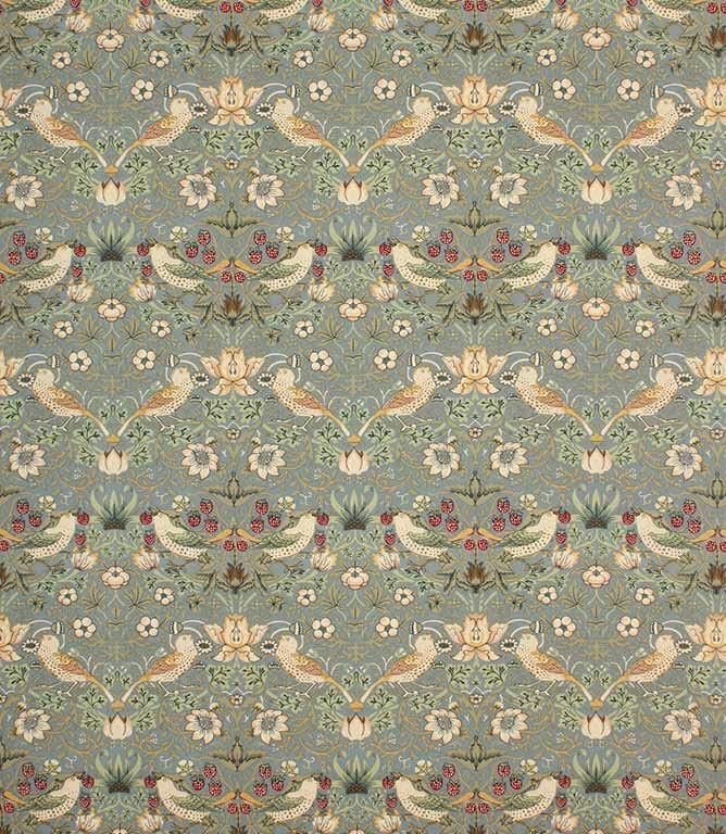 Blue Strawberry Thief Fabric