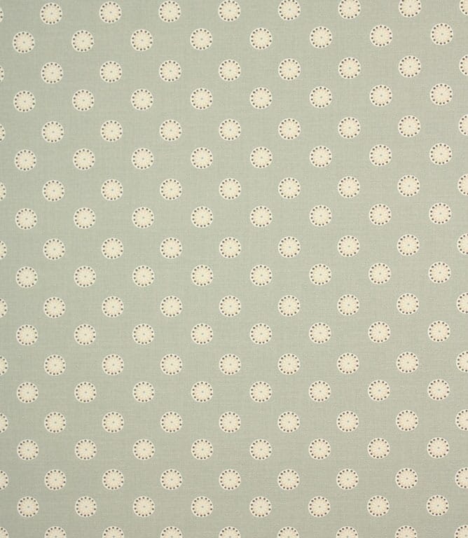 Duck Egg Daisy Spot Fabric