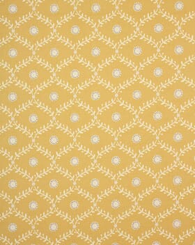 Daisy Trellis Fabric / Ochre Daisy Trellis Fabric / Ochre