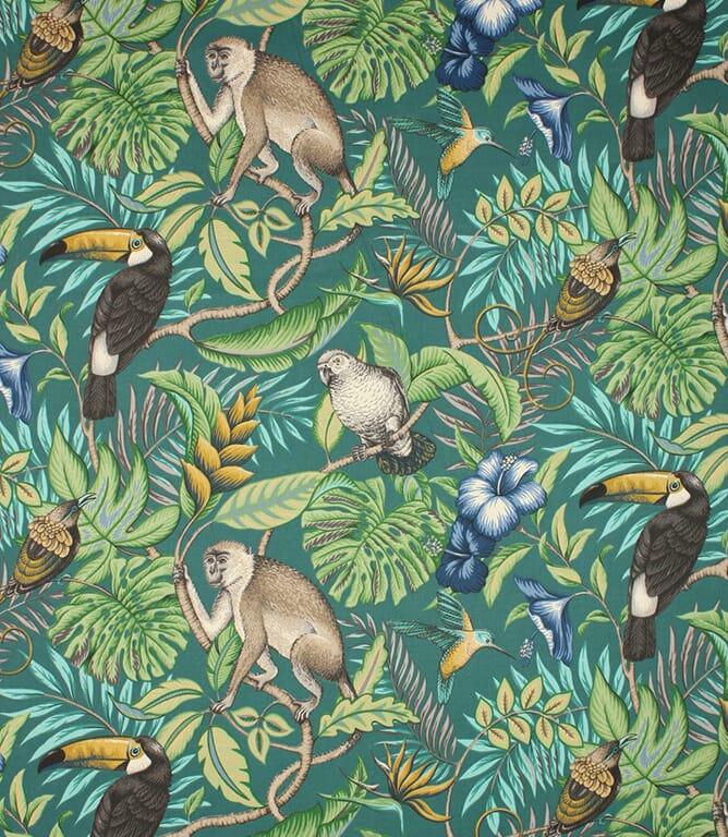 Lagoon Rainforest Fabric