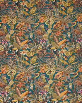 Tropical Andes Fabric / Petrol Tropical Andes Fabric / Petrol