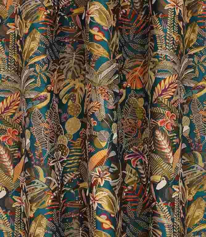 Tropical Andes Fabric / Petrol Tropical Andes Fabric / Petrol